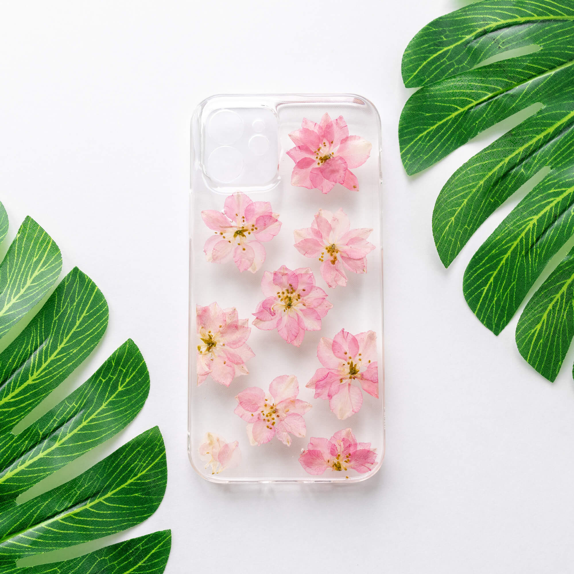 Sakura | Pressed Flower iPhone Bumper Case | iPhone 12 Floral Neverland Sakura | Pressed Flower iPhone Bumper Case | iPhone 12 Floral Neverland