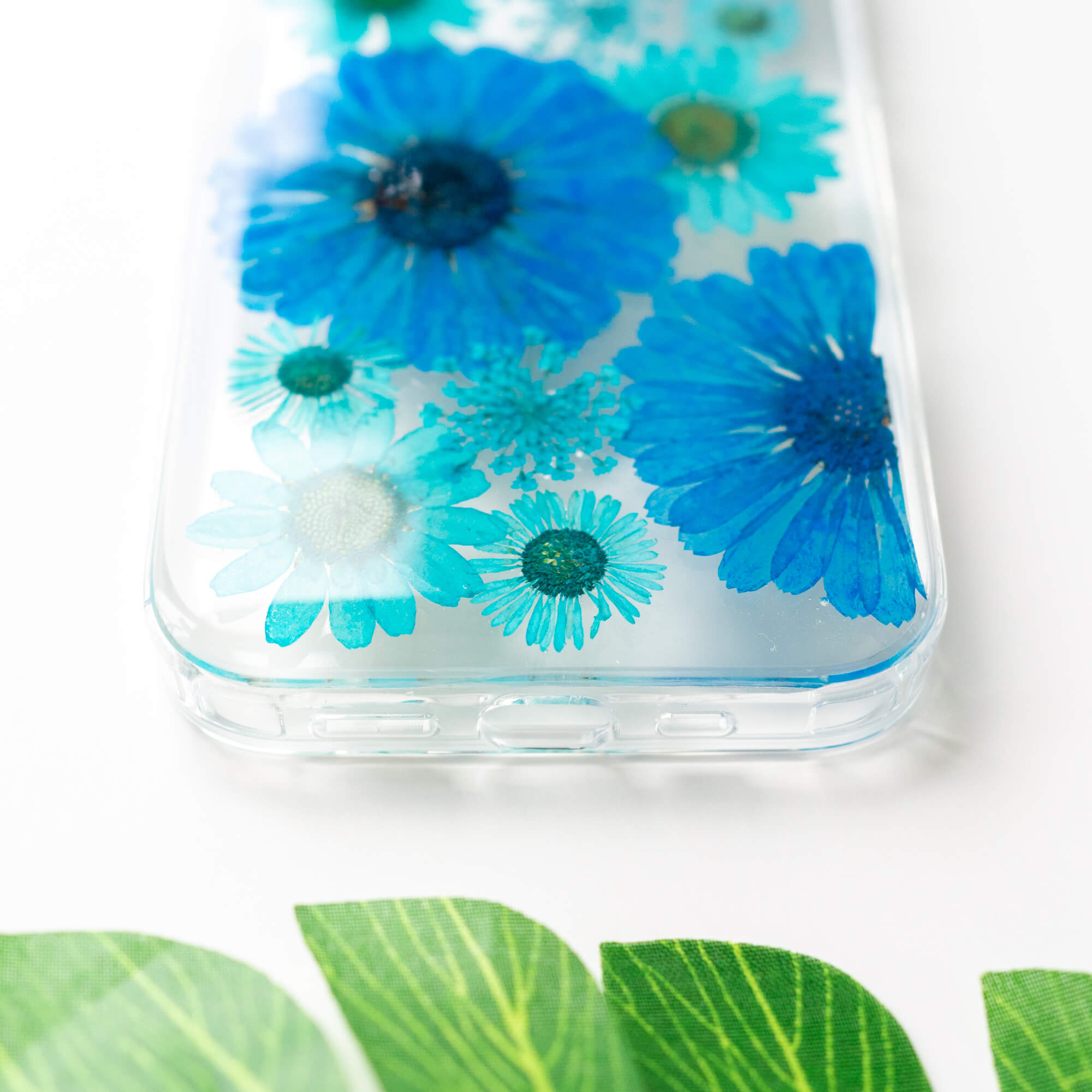 French Blue Floral iPhone Case –