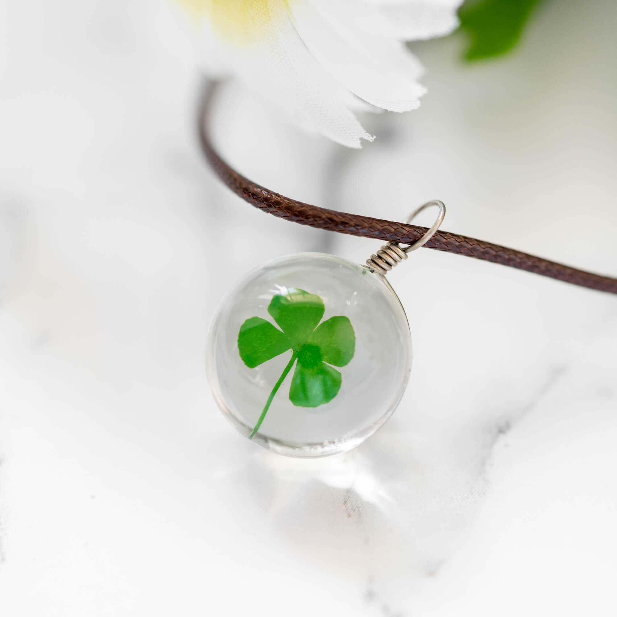 Four-leaf Clover Breastmilk Necklace – Jewelry Memories